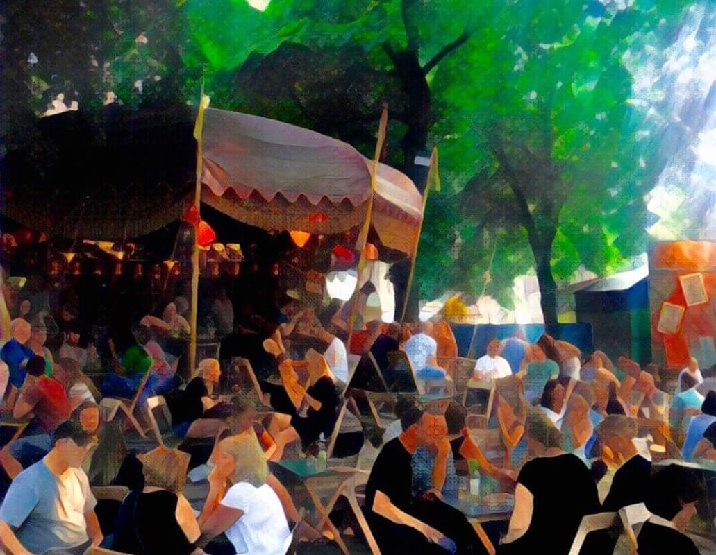 Impressie van de parade in Utrecht (bewerkte foto, JT)