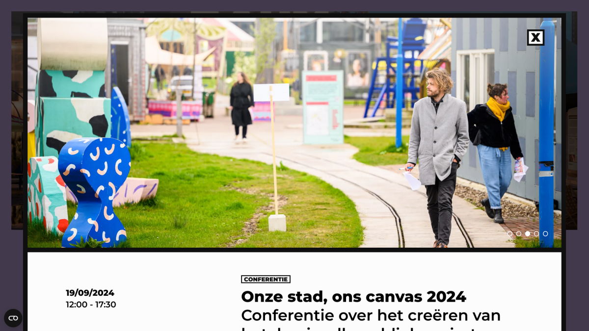 Raymond mag in ieder geval posterboy zijn op de evenement-site