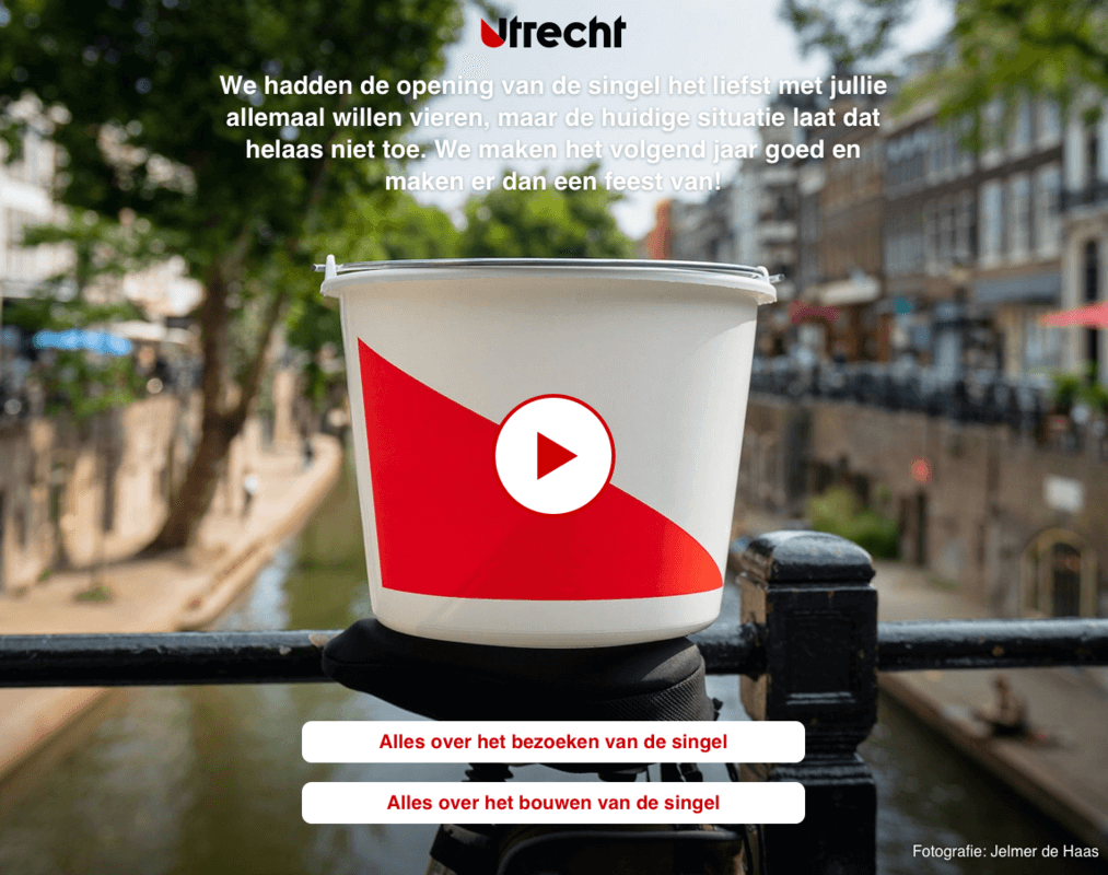 Screenshot van de website.