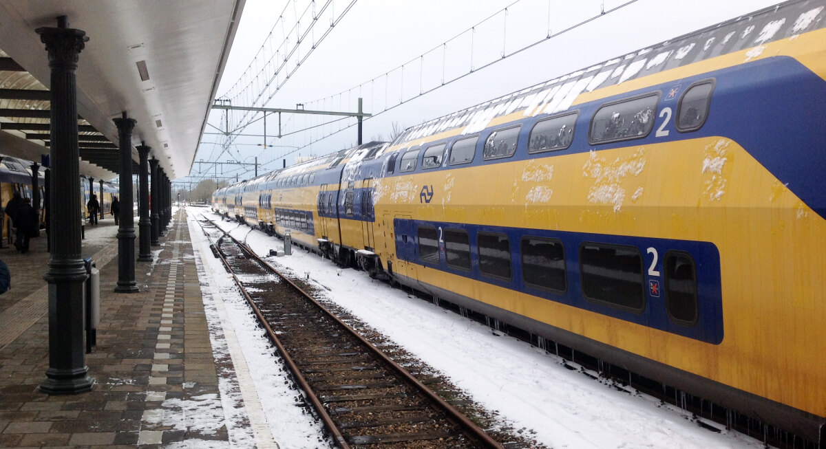 Perron in de winter. Foto: JT