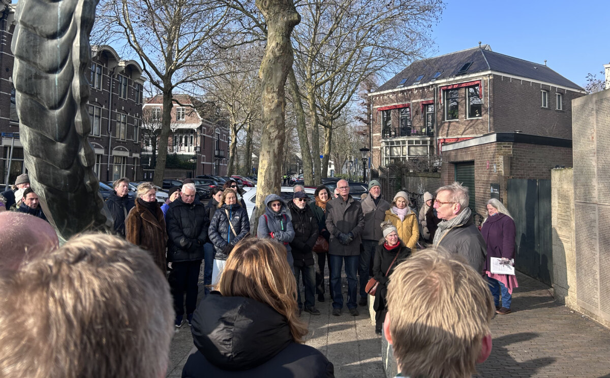 Victor Frederik tijdens zijn verhaal (foto: JT)