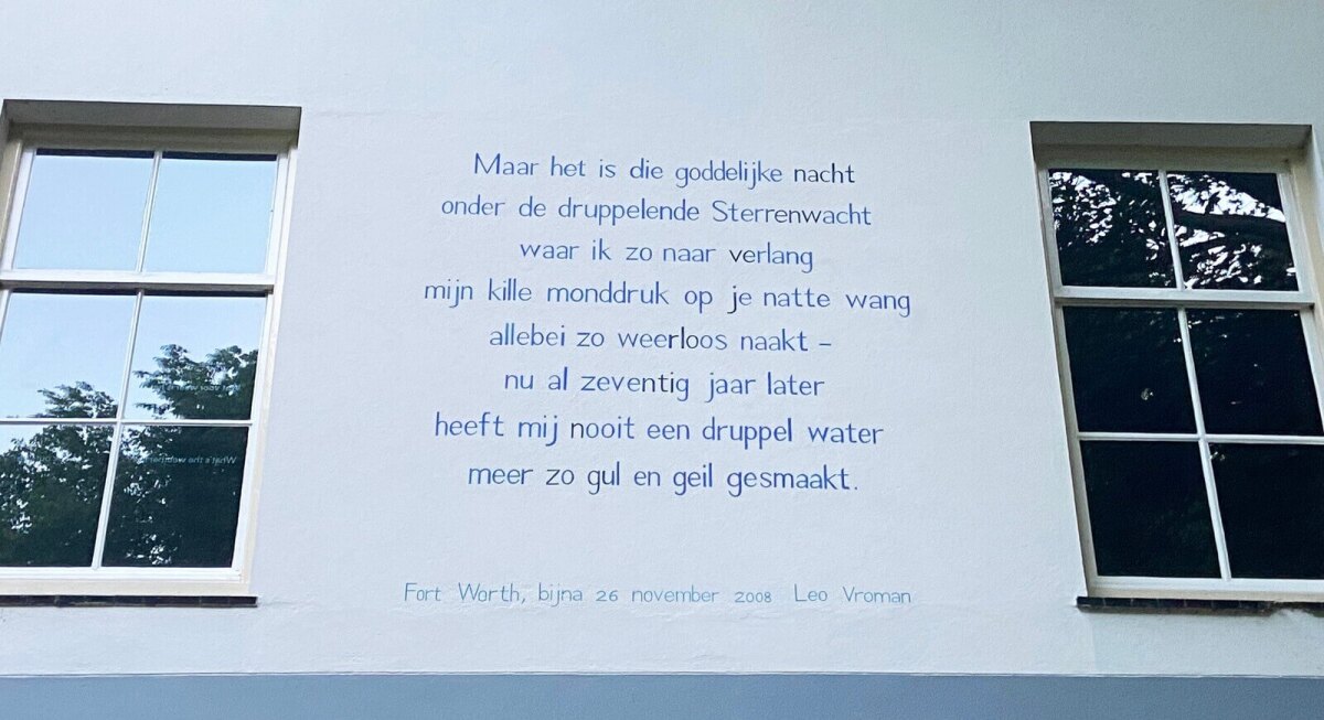 Vromans tekst. Foto: JT