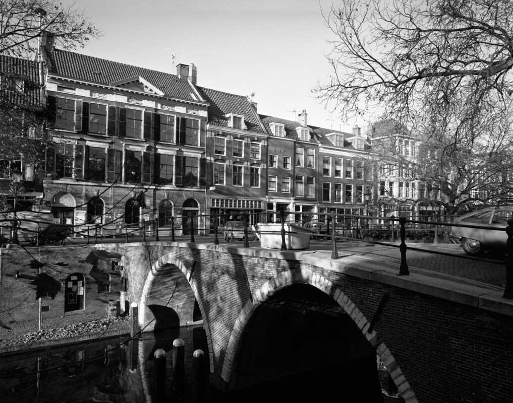 De Oudegracht ter hoogte van het oude Tivoli in 1979. Foto: Het Utrechts Archief