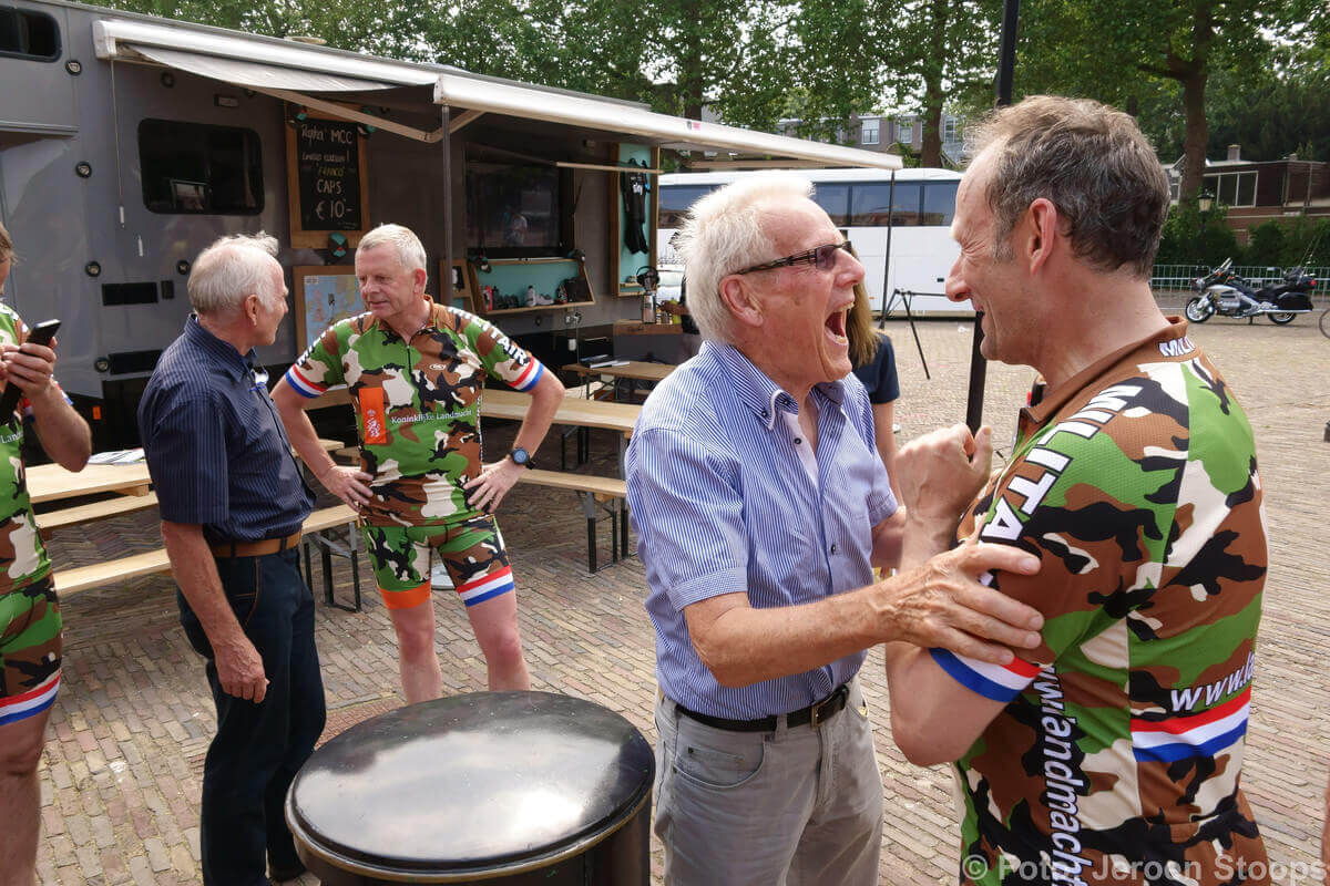 Joop Zoetemelk en Jan Janssen als ambassadeurs van de Utrecht. Foto: Jeroen Stoops