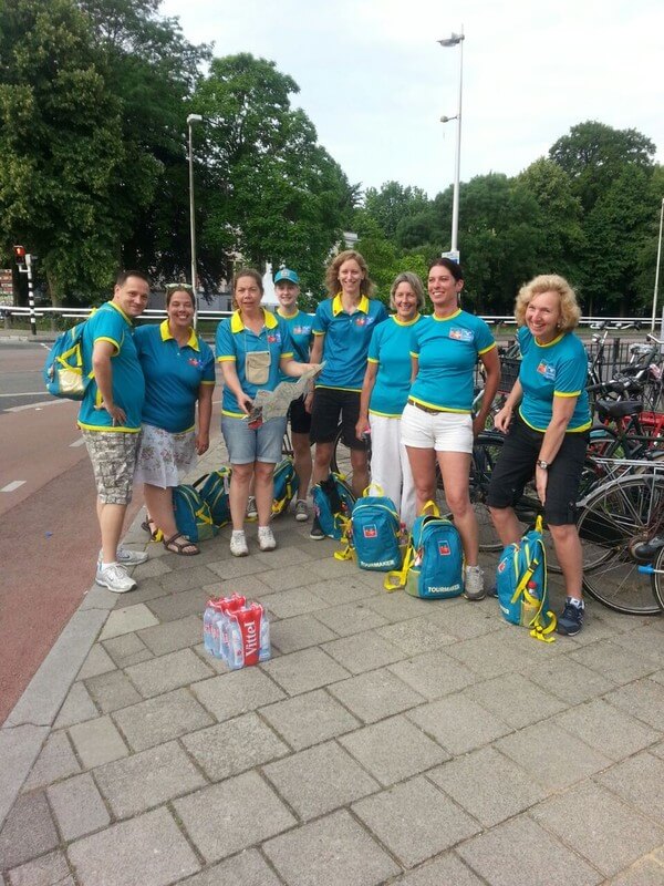 De ploeg Tourmakers bij de Berekuil. Foto: D. van der Peijl