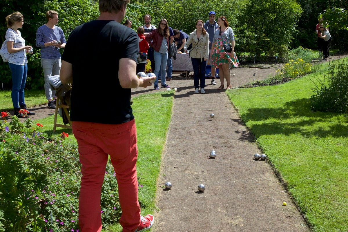 Jeu de boules in het park