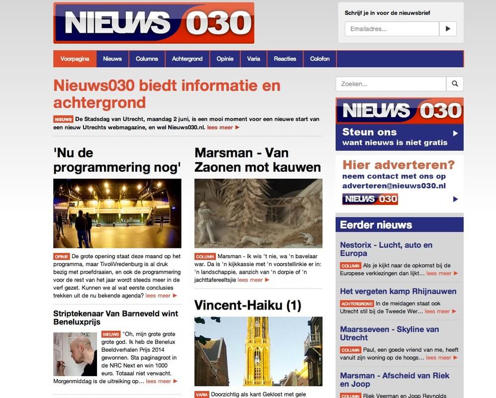 Nieuws030 biedt informatie en achtergrond