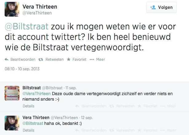 De grote onbekende @Biltstraat