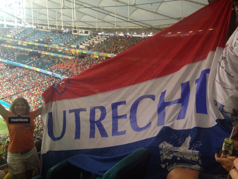 FC Utrecht in het stadion van Salvador. Foto: M. van den Heuvel