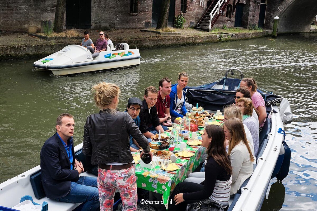 Op de Oudegracht. Foto: Gerard Til
