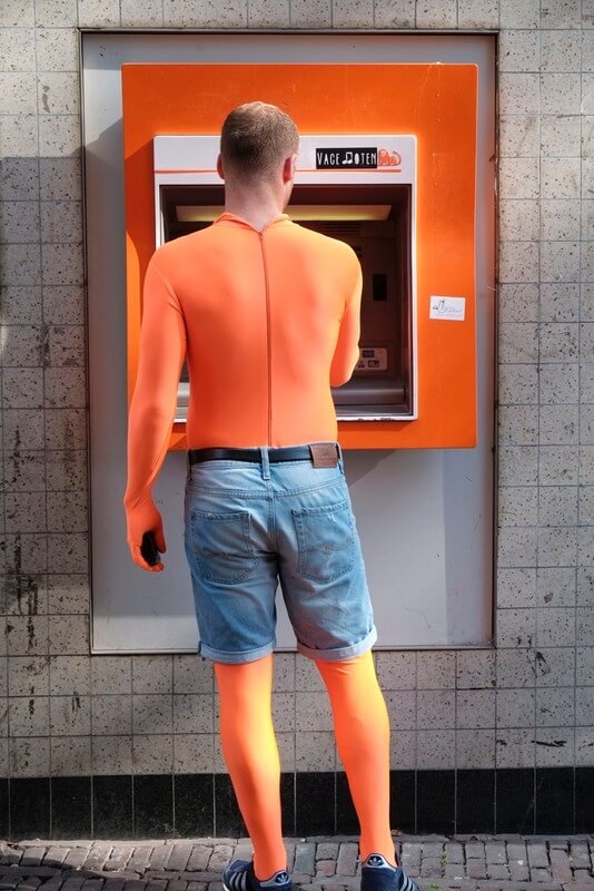 Oranje pint vooraf aan de wedstrijd. Foto: Jan Lankveld