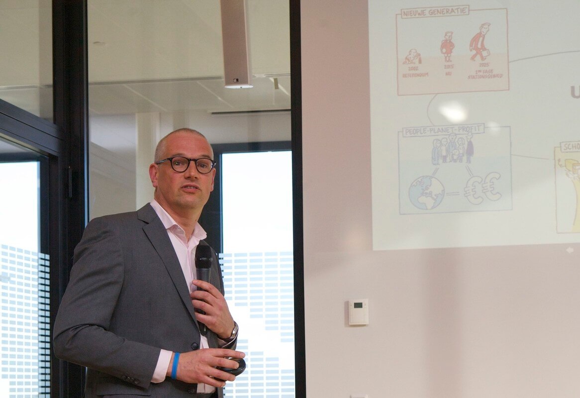 Wethouder Everhardt (D66) onderzoekt mogelijkheden basisloon. Foto: Ton van den Berg