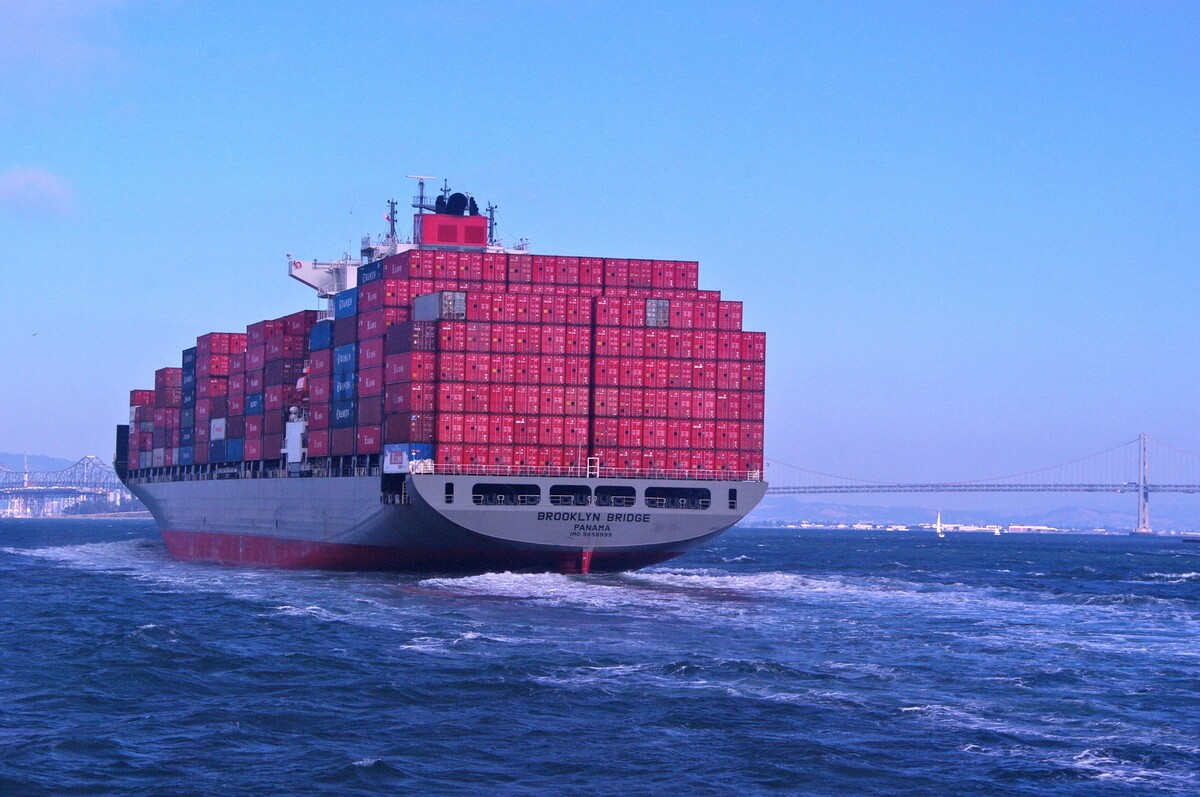 Containers op een schip. Foto: Seeman