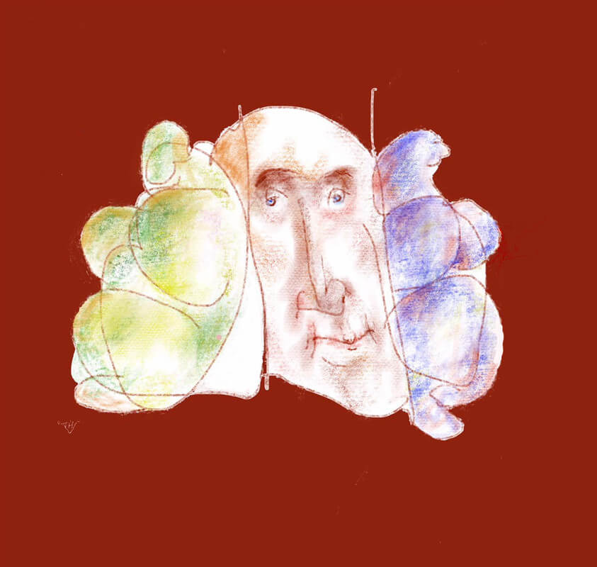 Uitsmijter. Illustratie Theo van de Vathorst