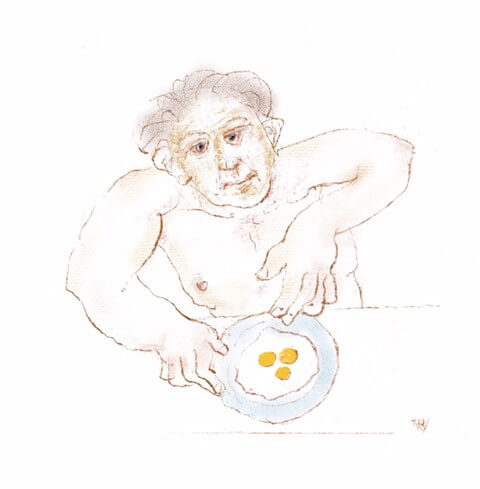 Uitsmijter. Illustratie Theo van de Vathorst