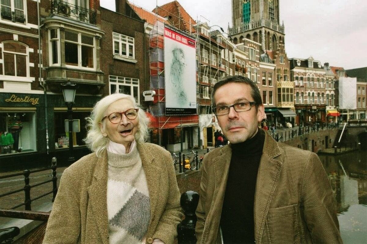 Dirkje Kuik samen met Jos te Water Mulder in 2006. Foto: Ruben de Heer
