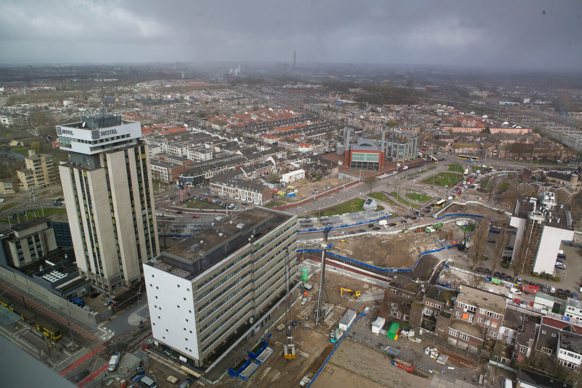 Kijk naar het Westplein als toerist en dan... Foto: Ton van den Berg