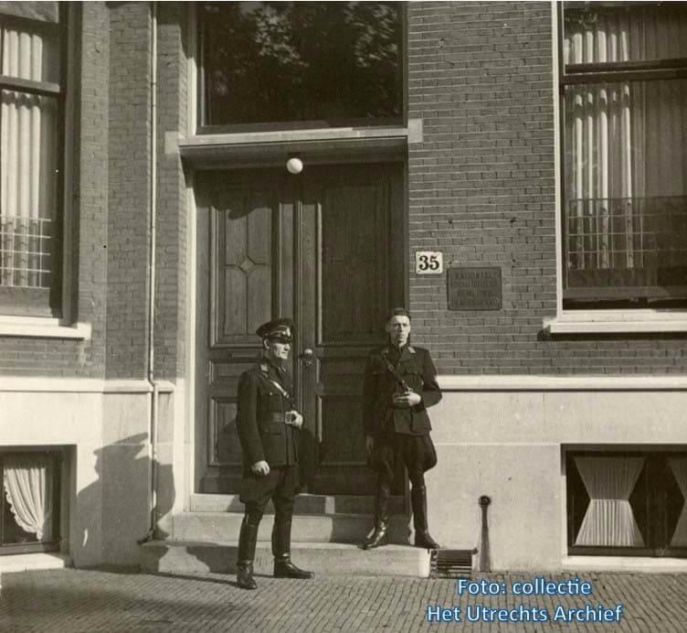 Maliebaan 35 tijdens de oorlog. Foto: Het Utrechts Archief