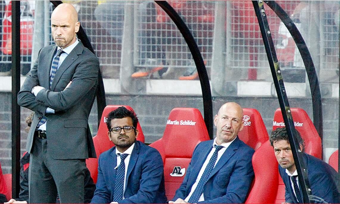 Bedompte gezichten op de bank bij FC Utrecht. Foto: FC Utrecht