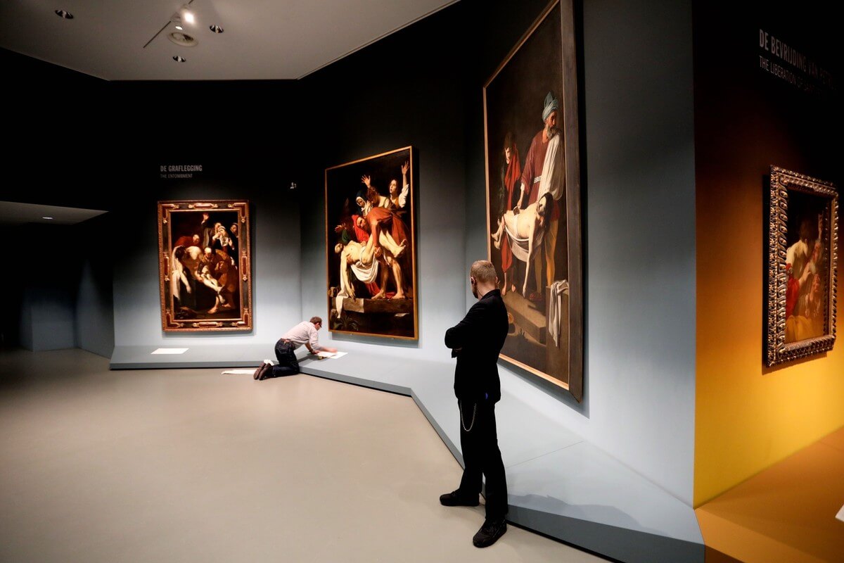 De Caravaggio-tentoonstelling in het Centraal Museum. Foto: Ton van den Berg