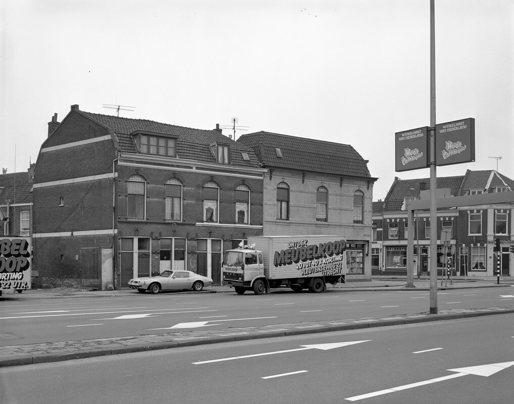 Het stukje Lombok aan de Vleutenseweg in 1984 als Westbroek daar nog woont. Foto: Het Utrechts Archief