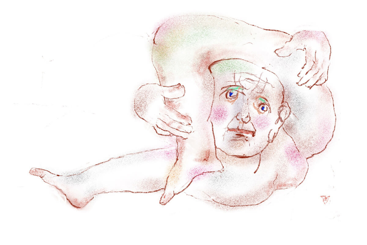 Onmogelijk. Illustratie Theo van de Vathorst