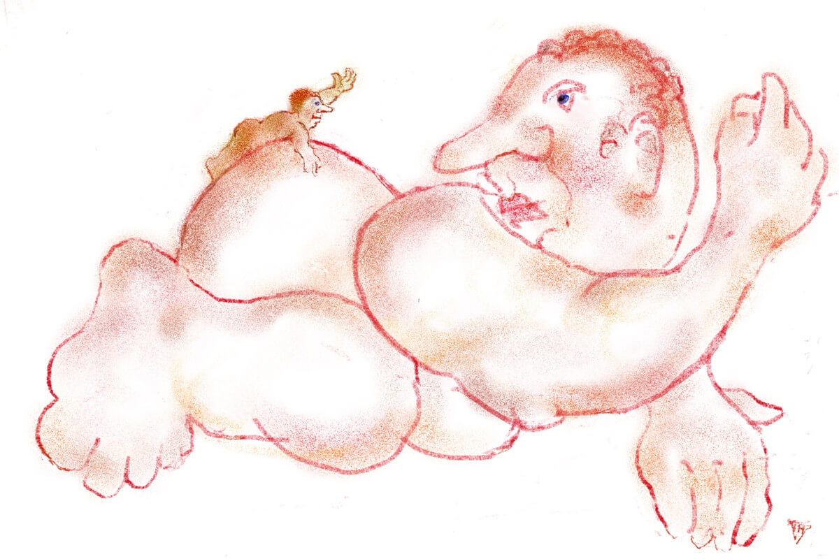 Goeiemorgen. Illustratie Theo van de Vathorst