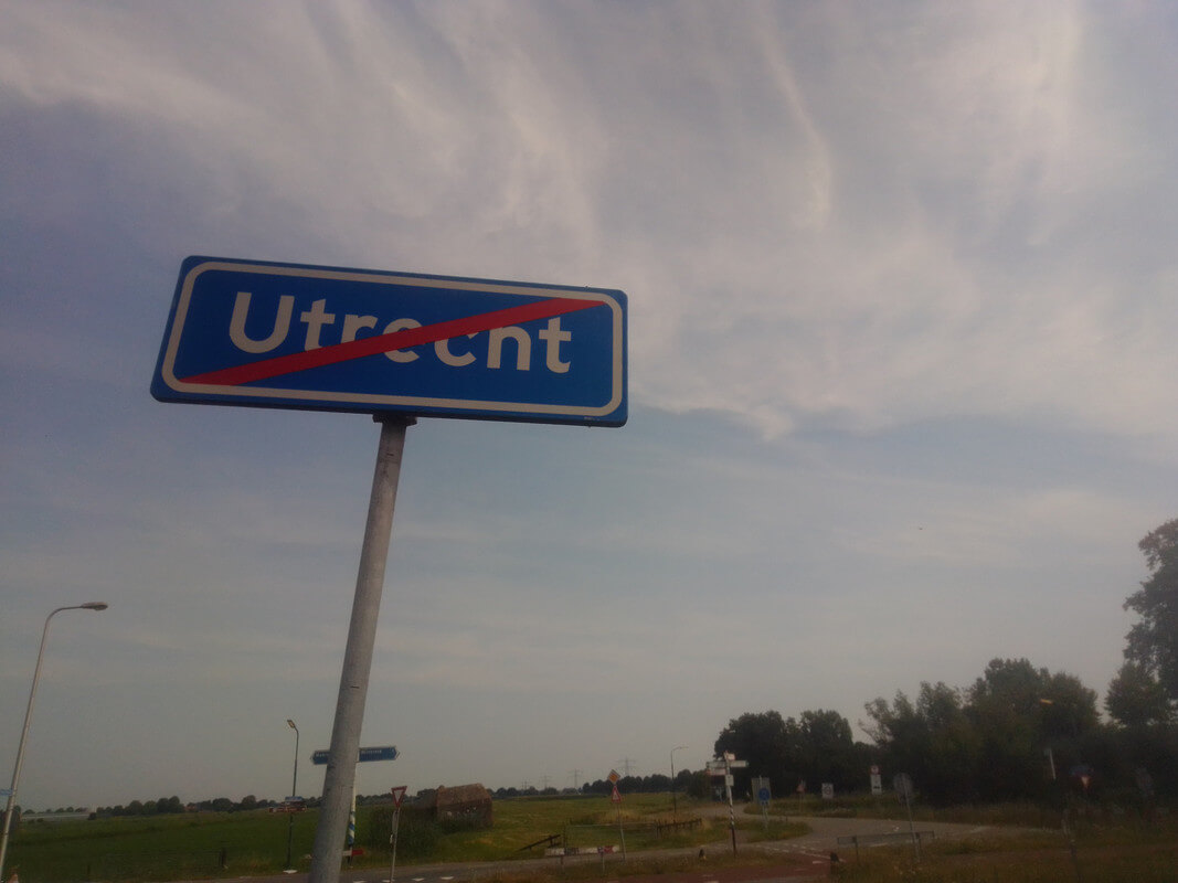 Weg uit Utrecht. Foto's Nieuws030