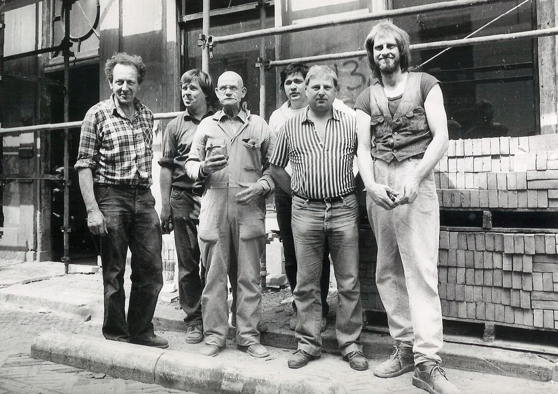 Vlnr: Gert, Michel, Kobus, Gerard, Evert en Bart. Foto: archief Nieuws030