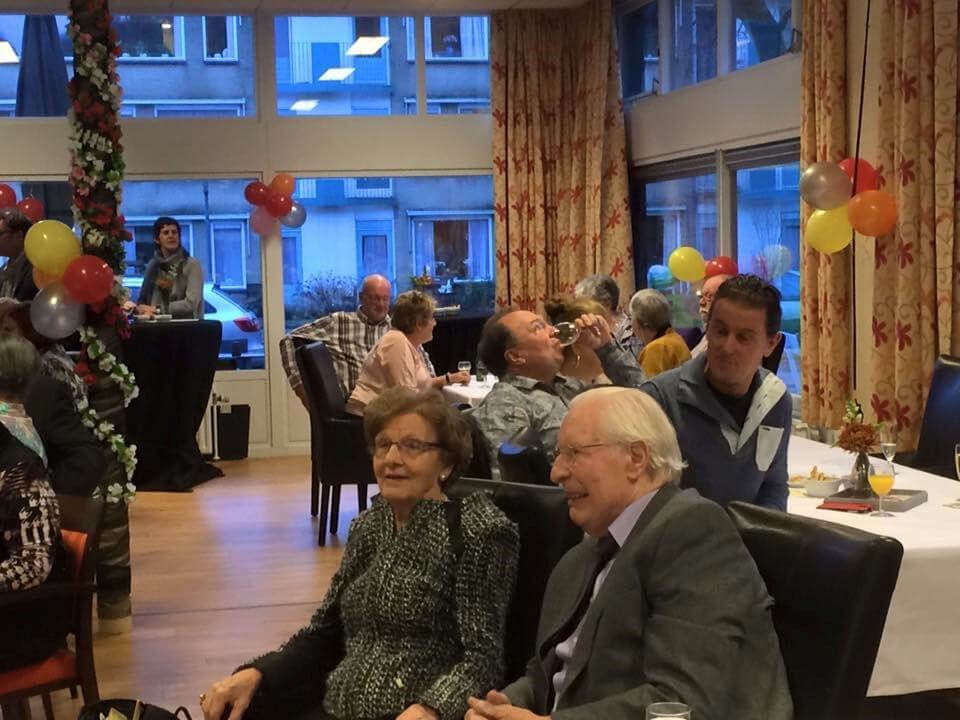 Henk en Grada Temming vierden afgelopen zaterdag hun 70-jarig huwelijksjubileum. Foto: Gert van Es