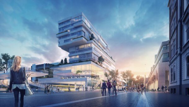 Een 'artist-impression' van Het Platform. Foto: A2 Studio