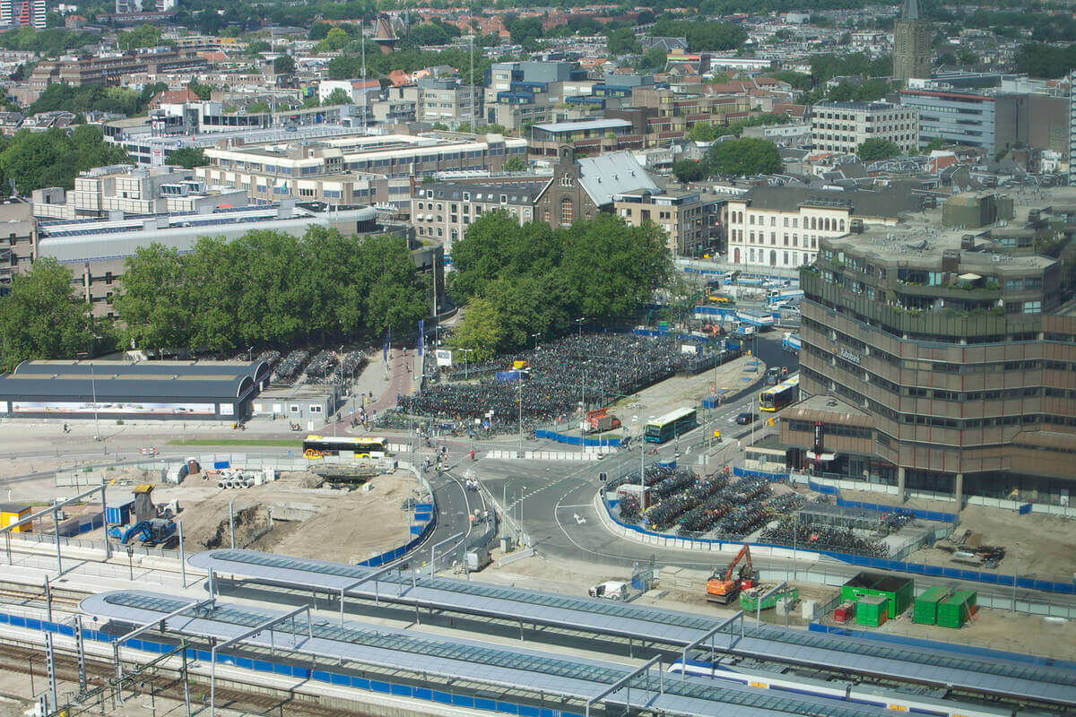 Smakkelaarsveld is een onderdeel van het te verbouwen Stationsgebied. Foto: Ton van den Berg