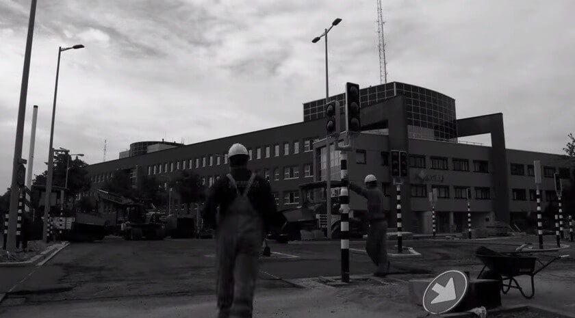 Beeld uit de videofilm over station Vaartsche Rijn.