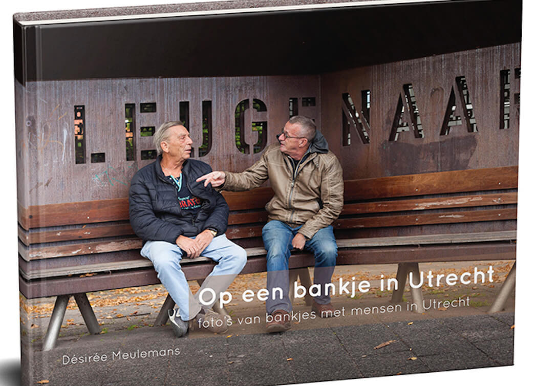 Cover van het boek 'Op een bankje in Utrecht'. Foto: D. Meulemans