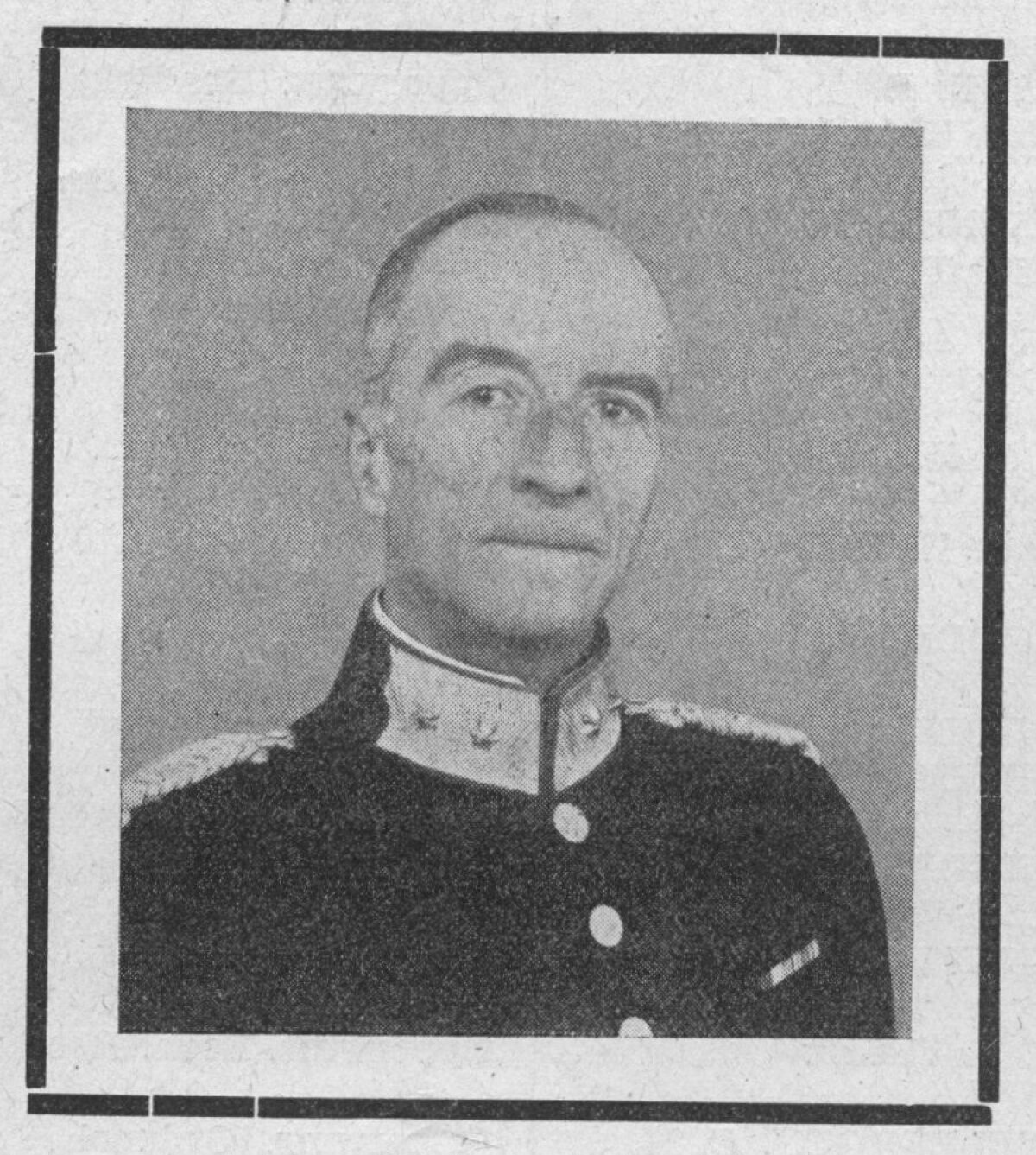 Waarnemend president van de staatspolitie G.J. Kerlen. Foto: Politieblad (1943)