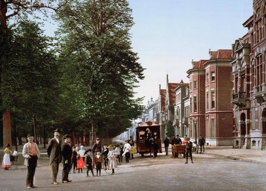 De Maliebaan rond 1900