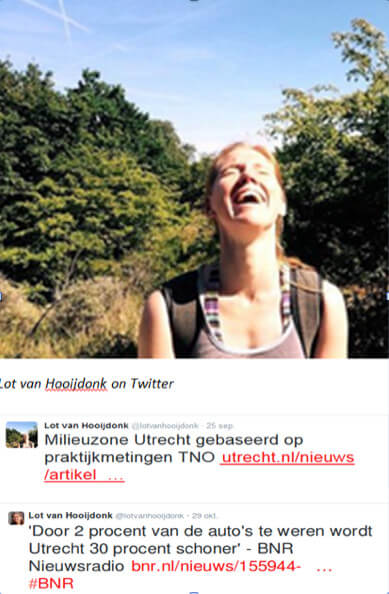 De tweets met beweringen over de milieuzone van Lot van Hooijdonk.