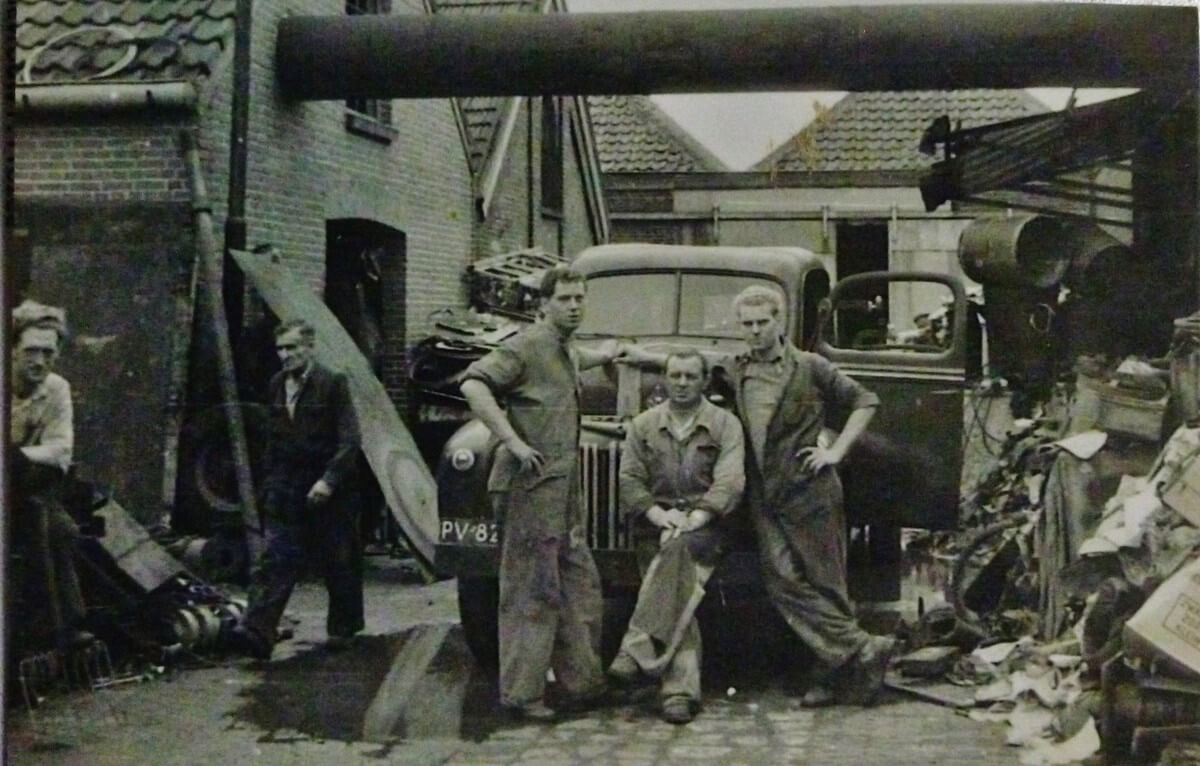 de Lompen-en metalenhandel Prozee in 1959. Foto: HKTH