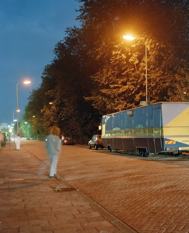 Tippelzone op de Europalaan in jaren negentig. Foto: gemeente Utrecht