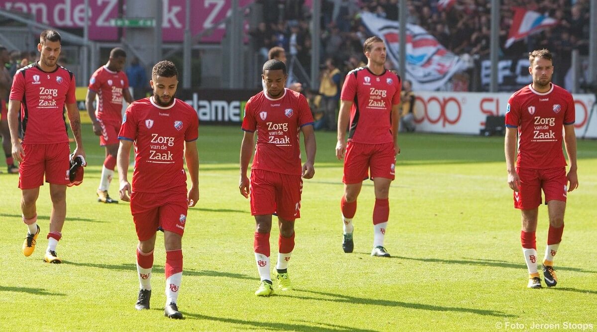 Utrecht druipt af na de zevenklapper. Foto: Jeroen Stoops