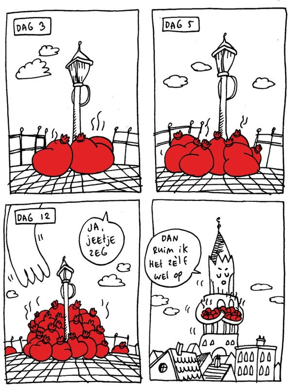 Barneveld- strip-4 - Toen de vuilnismannen staakten