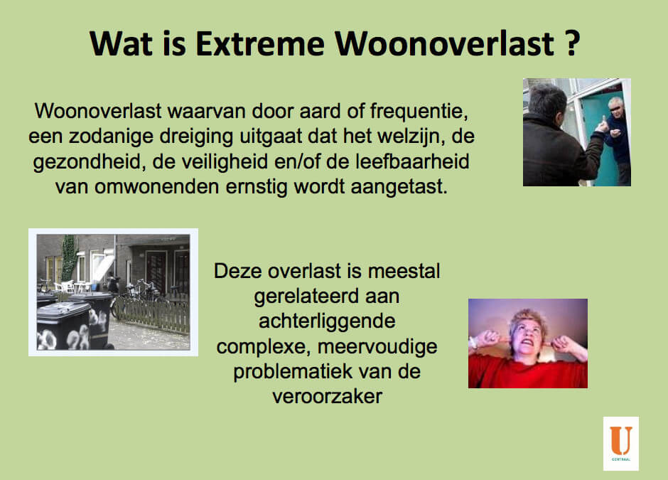 Folder over woonoverlast. Bron: U-Centraal