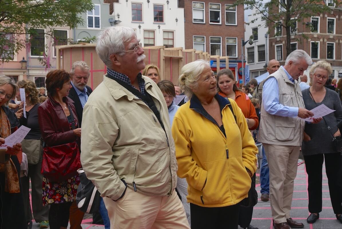 Hans en Machteld Versnel in 2007 bij de Culturele Zondag. Foto: Ton van den Berg