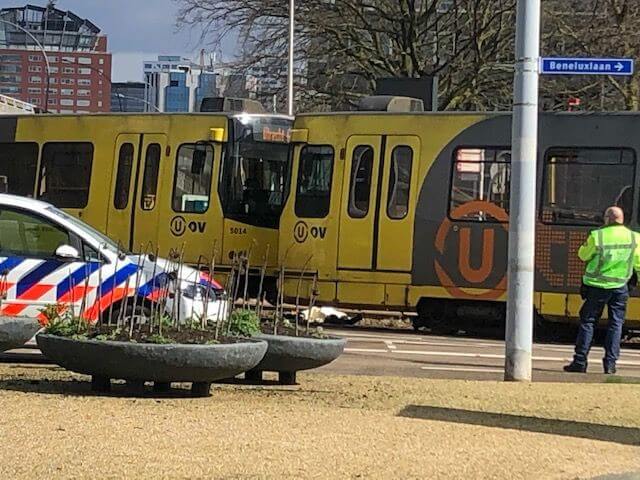 18 maart, kort na de aanslag op het 24 Oktoberplein. Foto: Jeroen Wielaert