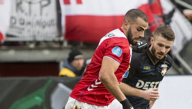 Oussama Tannane speelde vorige week nog tegen Willem II. Foto: Jeroen Stoops