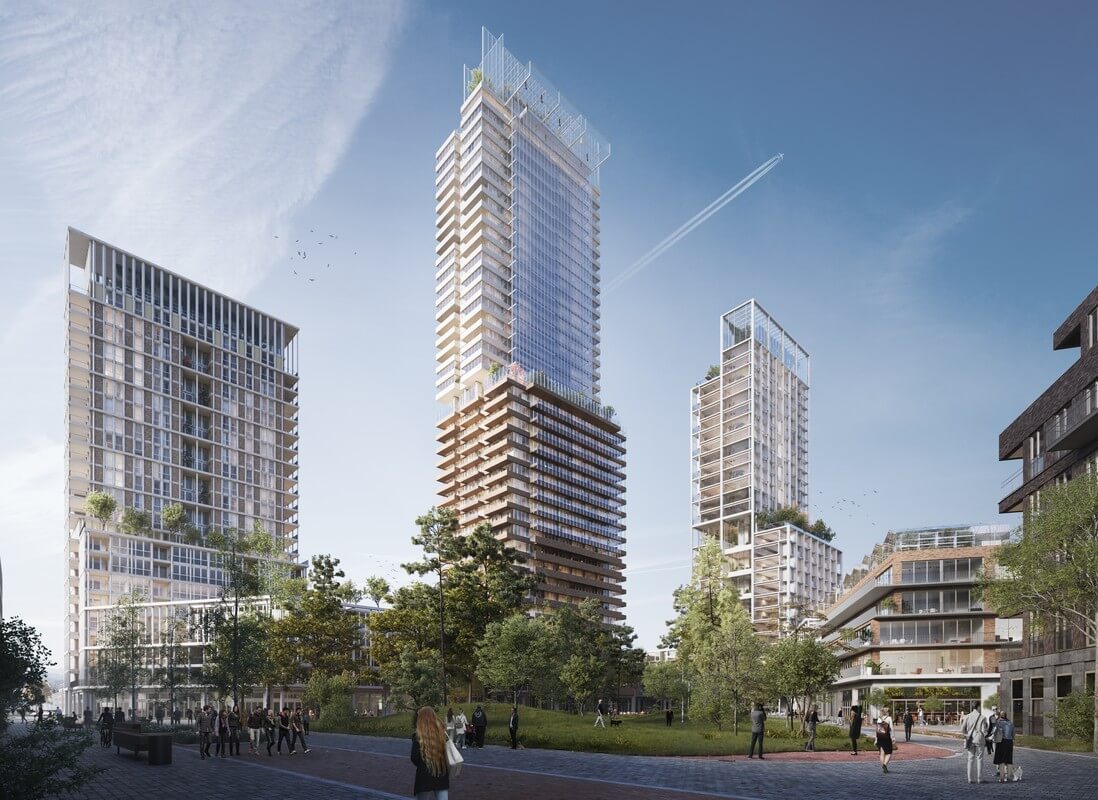 Bouwproject in Leidsche Rijn met een 'tiny forest'. Foto: gemeente utrecht