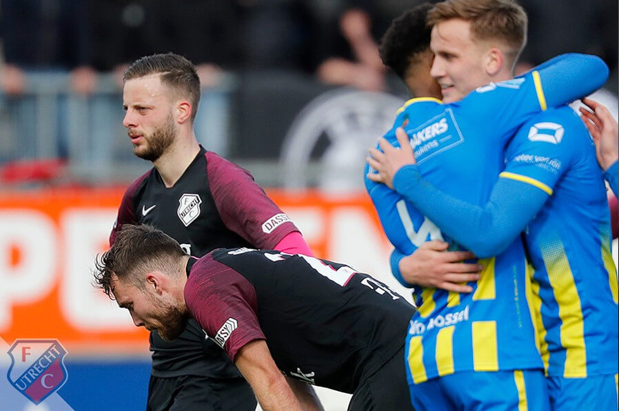 Verlies voor Utrecht en blijdschap bij RKC. Foto: FC Utrecht