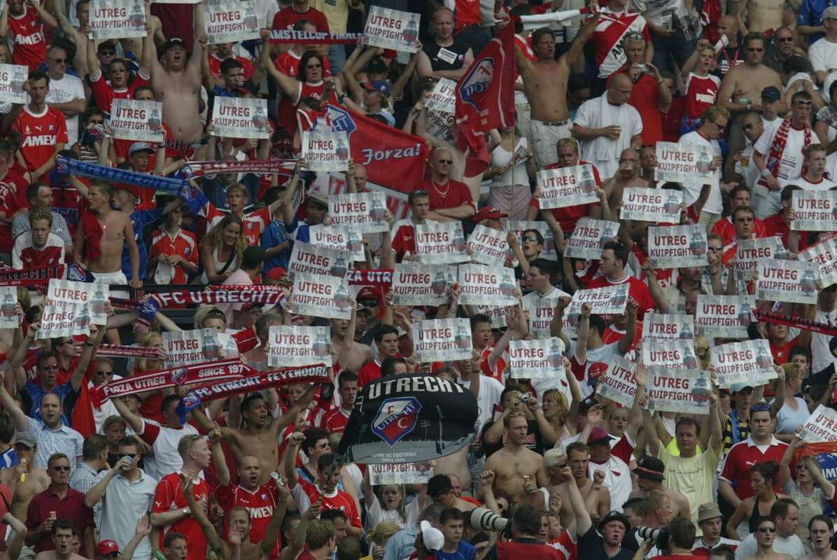 Utrechtse fans in de Kuip. Foto: FC Utrecht