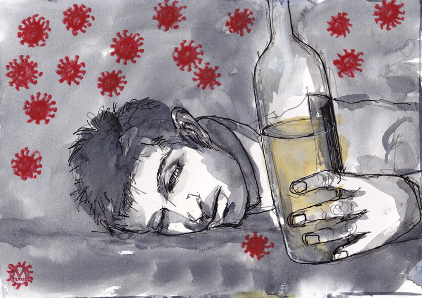Irak-oorlog. Illustratie Marike Stokker