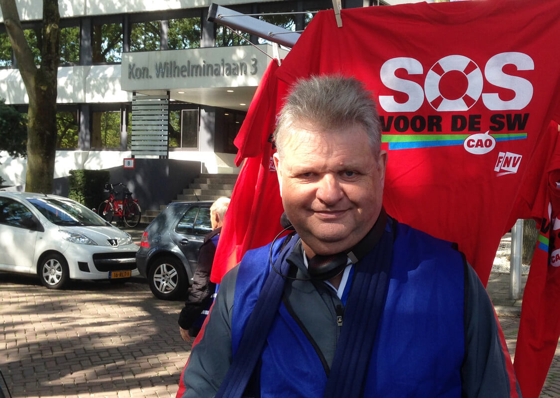 Harrie van Tuijn kreeg dankzij het werk bij de SW veel meer zelfvertrouwen. Foto: Zita Eijzenbach